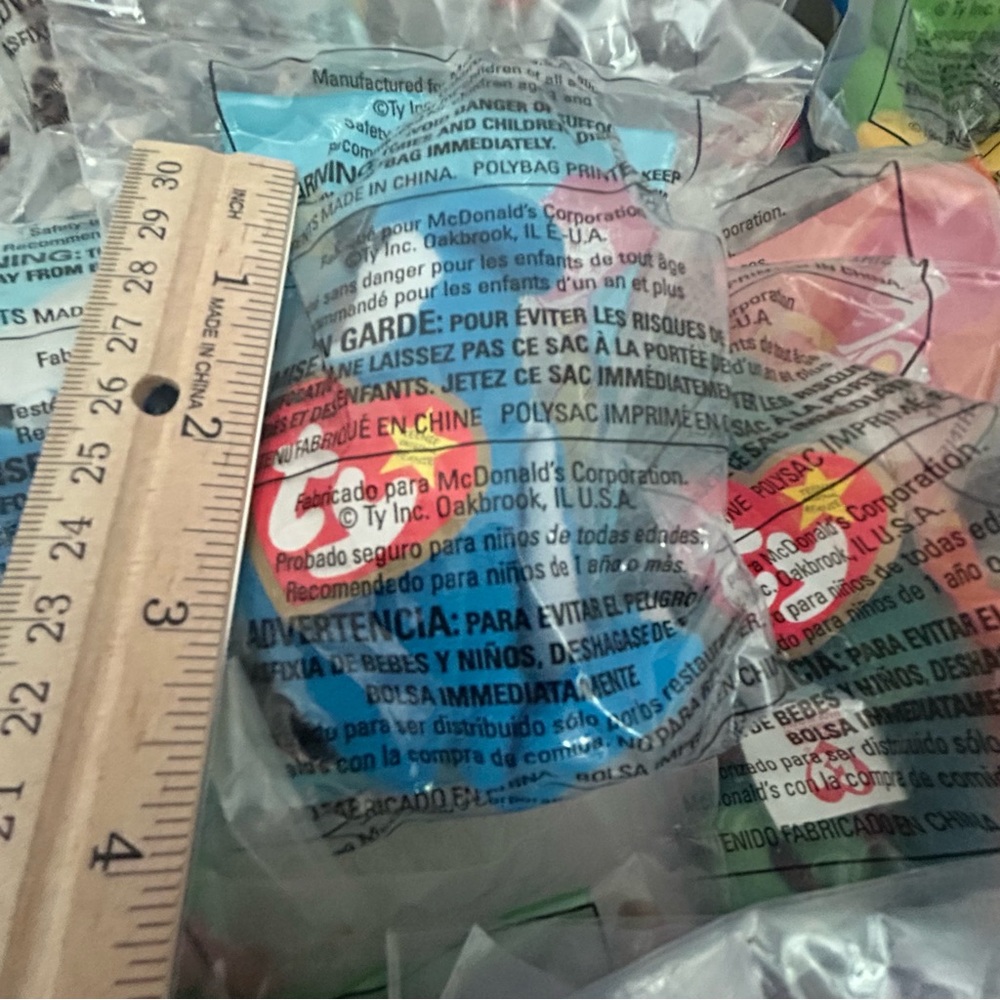90s McDonald's 24 Ty Teenie Beanie Babies 1 to 12 complete 2 SET LOT vintage - Picture 10 of 14